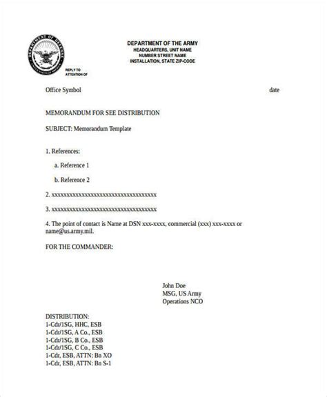 Army Letterhead Pdf Fillable Fill Online Printable Fillable Blank Images
