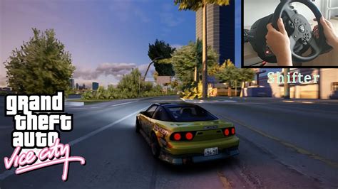 Drifting In Gta Vice City Map In Assetto Corsa Logitech G Steering My