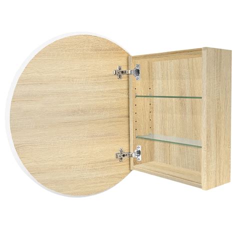 Make cleaning a breeze with our polystyrene body which has round, small radius corners for maximum storage capacity. Cibo Design 600mm Coast Veneer Circle Mirror Cabinet ...