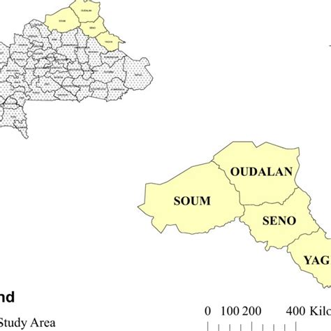 Map Of The Sahel Region Of Burkina Faso Download Scientific Diagram