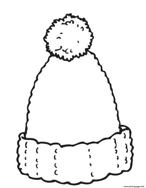 Printable Snow Hat Template