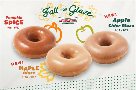 Get Glazed With New Krispy Kreme Fall Flavor Doughnuts