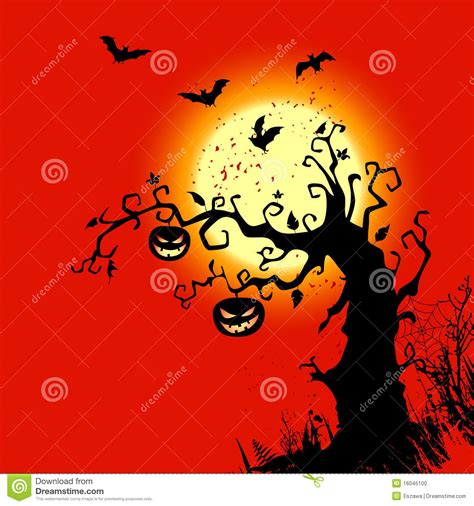 Halloween Background Stock Vector Illustration Of Horror