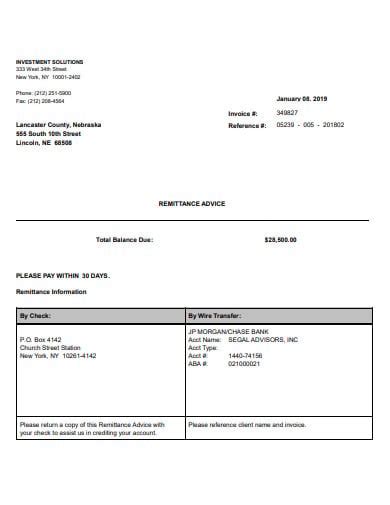 3 Investment Invoice Templates In Pdf Free And Premium Templates