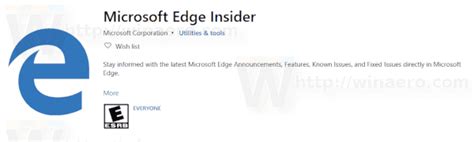 Microsoft Edge Insider Extension Now Available In Microsoft Store