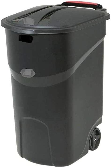 Small Outdoor Garbage Can With Lid