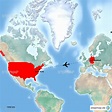 StepMap - New York - Landkarte für Deutschland