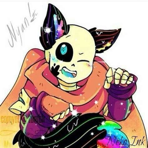 Exists outside of timelines (he has a bad memory) he have a truce with error may help make aus. Kitten ink sans | Undertale Amino