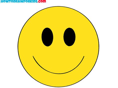 How To Draw A Smiley Face Easy Drawing Tutorial For Kids