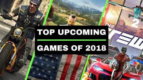Top 10 Upcoming Games Of 2018 Pcps4xbox Ytechb