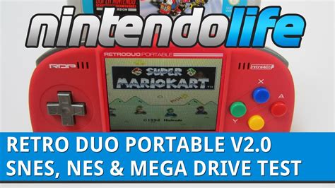 Retro Duo Portable V20 Snes Nes And Mega Drive Games Test Youtube