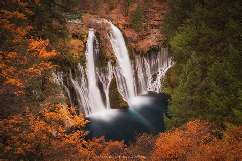 Through Fall By Ryan Ennis 500px Burney Falls Shasta County Waterfall