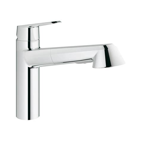 I had kitchen elberon single handle faucet a bathroom faucet suddenly sprung a leak in the flexible stainless hose inputs flooding the update 5/24/19: GROHE Eurodisc Cosmopolitan Single-Handle Pull-Out Kitchen ...