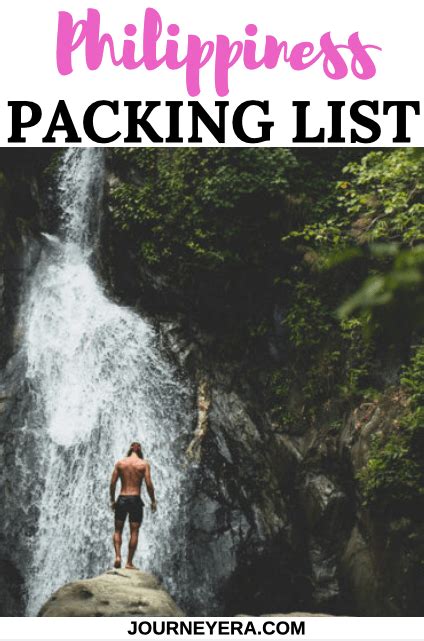 The Philippines Packing List What To Pack And Why Journey Era Packing List For Travel