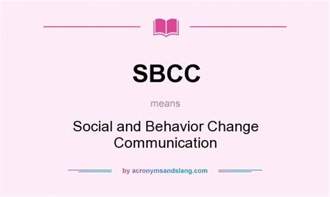 Sbcc Social And Behavior Change Communication In Undefined By