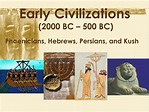 PPT - Early Civilizations (2000 BC – 500 BC) PowerPoint Presentation ...