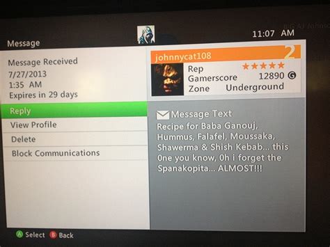Weirdest Message Ive Ever Received Xbox360