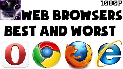 Best And Worst Web Browsers Extensions Add Ons Youtube