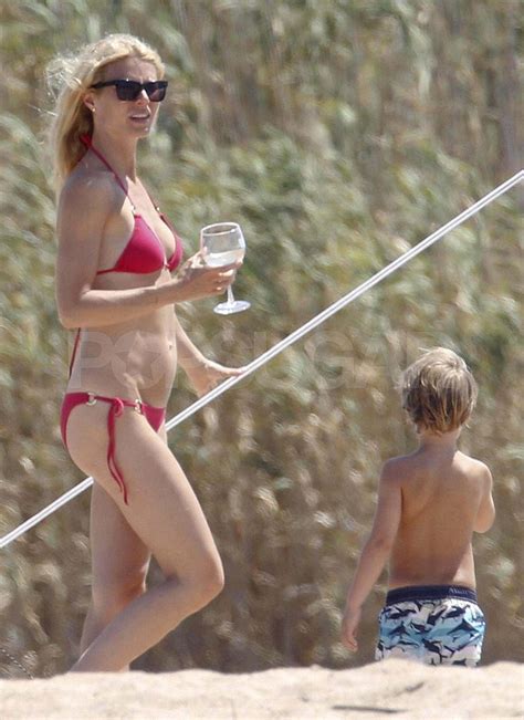 Gwyneth Paltrow Is Red Hot In A Tiny Bikini On Vacation With Apple Moses And The Spielbergs