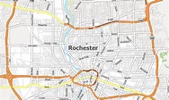 Map of Rochester, New York - GIS Geography