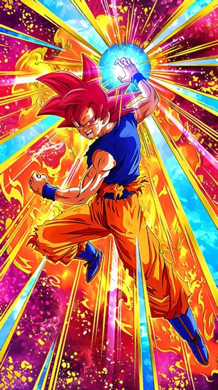 Goku Super Saiyan God Wallpaper Hd Iphone Gambarku
