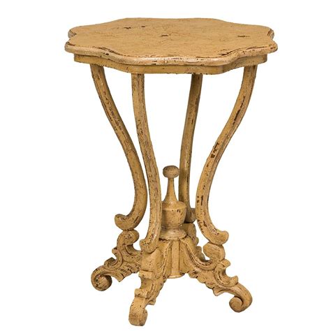 Dijon Yellow Accent Table Side Table Yellow Side Table Tuscan