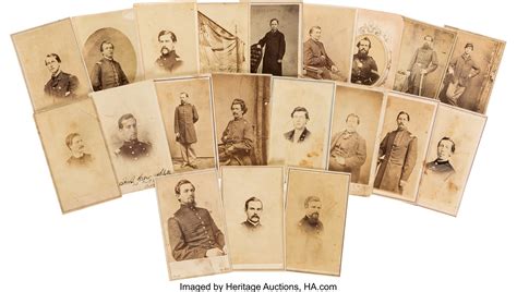 44th New York Infantry Group Of 20 Cartes De Visite Military