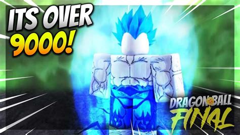 Its Over 9000 Dragon Ball Final Remastered Roblox Over 9000 Strength