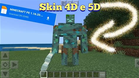 Minecraft Pe Skin Pack 4d E 5d Youtube