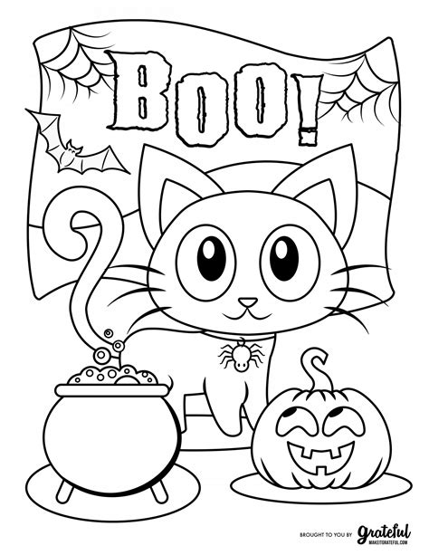 Free Printable Halloween Coloring Sheets
