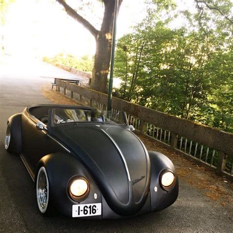 This Guy Transformed A 1961 VW Beetle Deluxe Into A Black Matte