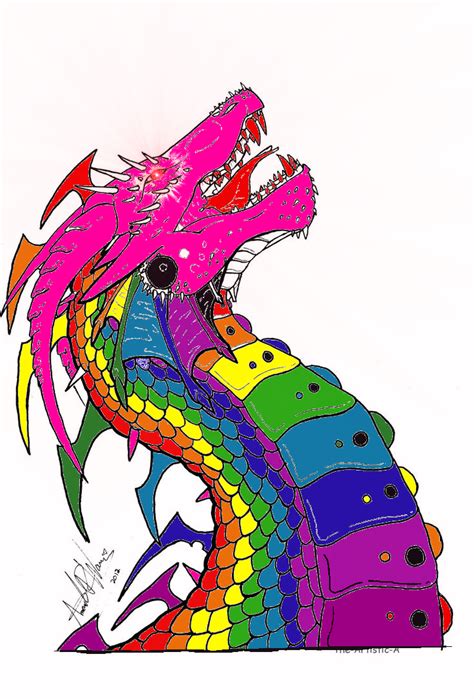 Rainbow Dragon By Tigerjoseph On Deviantart