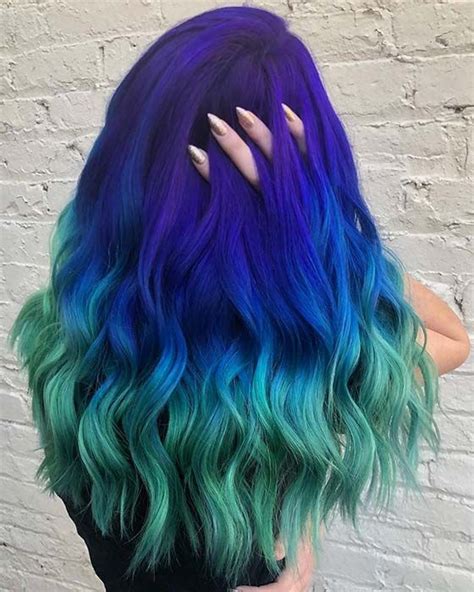 41 Bold And Beautiful Blue Ombre Hair Color Ideas Teal