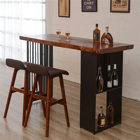 Solid Wood Bar Living Room Partition Bar Tables Home Bar Restaurant