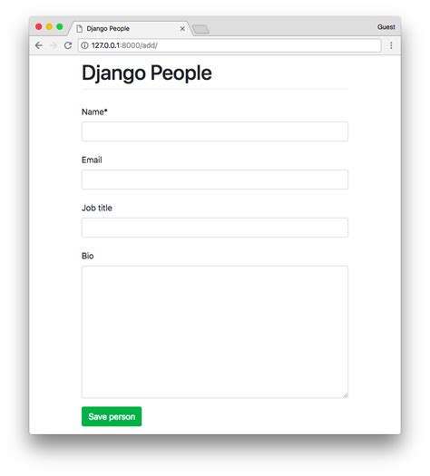 How To Use Bootstrap 4 Forms With Django Laptrinhx