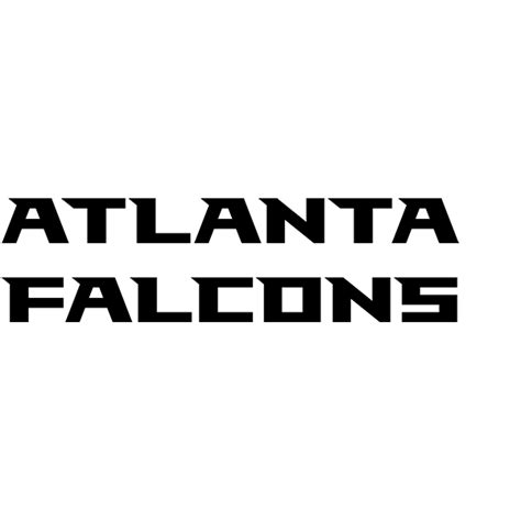 Falconsfont Is A Font Based On The Atlanta Falcons Logo And Is The