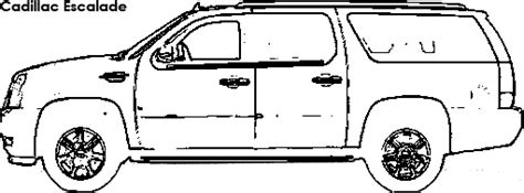 Download and print these cadillac coloring pages for free. Cadillac Escalade dimensions