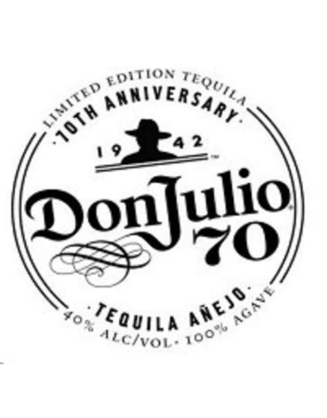 Tequila Añejo Don Julio 70 Logo Png Don Julio Blanco Tequila 38 0 Vol