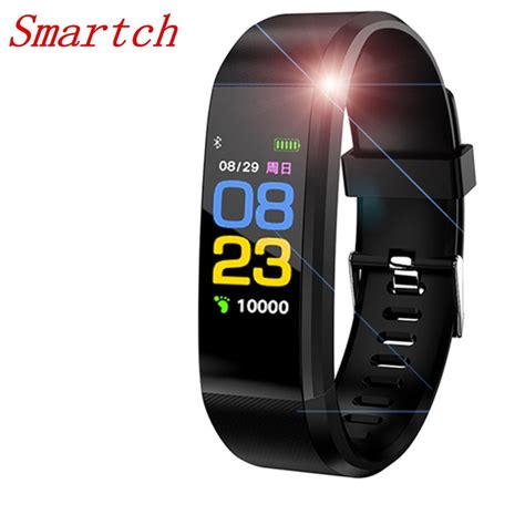 Smartch 115 Plus Fitness Tracker Smart Armband Bluetooth Armband App