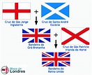 Bandeira da Inglaterra x bandeira do Reino Unido