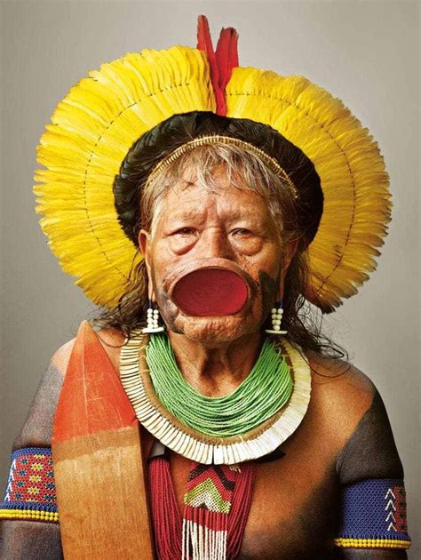 8 Portraits De La Tribu Kayapo En Amazonie Par Martin Schoeller Photo Visage Amazonie Bresil