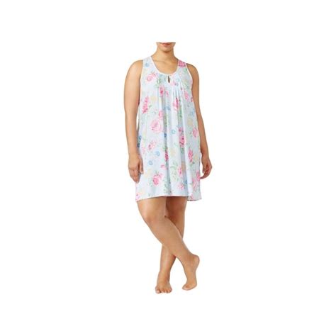 Shop Miss Elaine Womens Nightgown Floral Sleeveless 1x Free