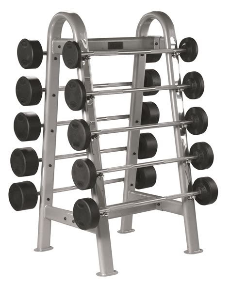 fixed straight and curl barbell rack gym equipment york barbell