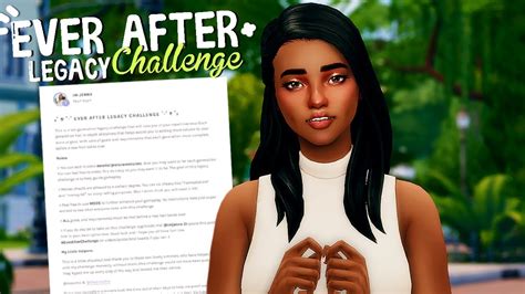 Introducing The Ever After Legacy Challenge 🤩 The Sims 4 Youtube