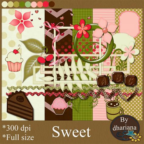 Dhariana Scraps Sweet Freebie