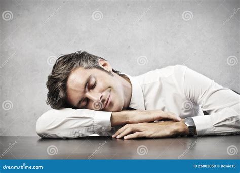 Sleeping Man Stock Photo Image Of Dream Concept Sleep 26803058