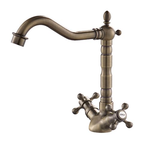Britannia Antique Brass Classic Mono Sink Mixer Victorian Plumbing Uk