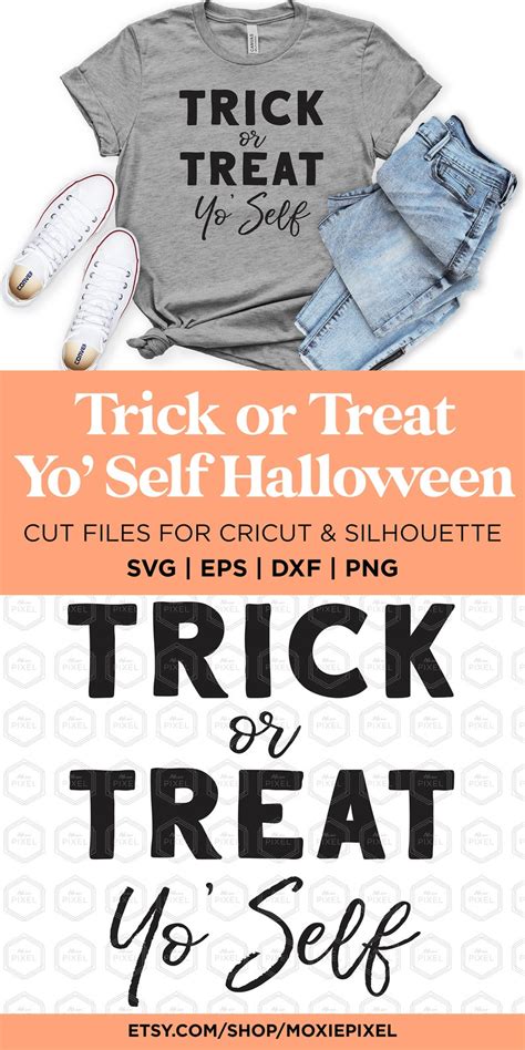 Trick Or Treat Yo Self Svg Halloween Clip Art Etsy