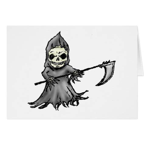 Grim Reaper Card Zazzle