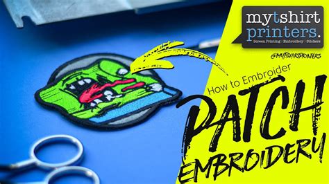 How To Make A Patch On Embroidery Machine Patch Embroidery Youtube